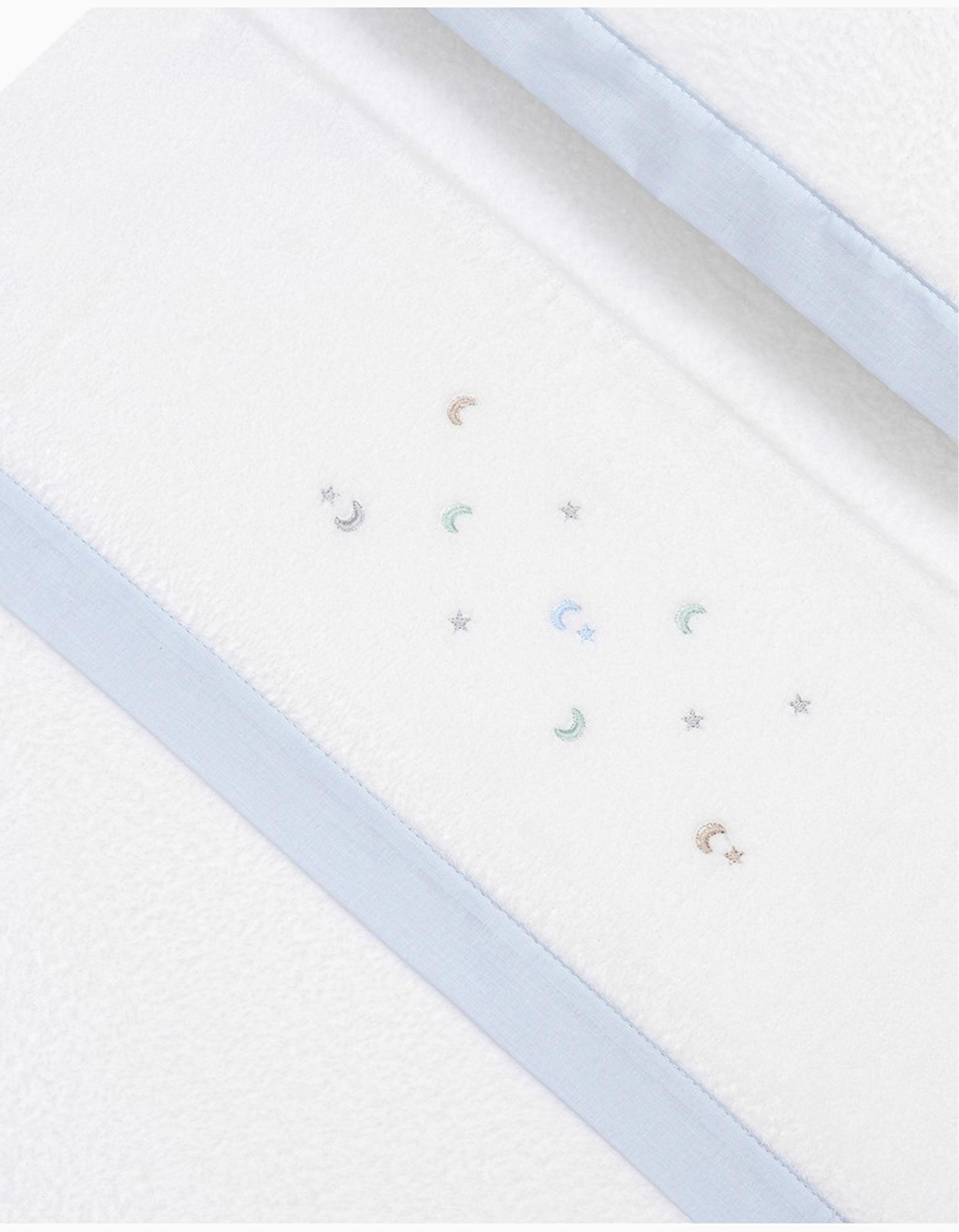 Conjunto de Lençóis 3 Pcs Interbaby Flanela 60X120cm, Estrelas Azul