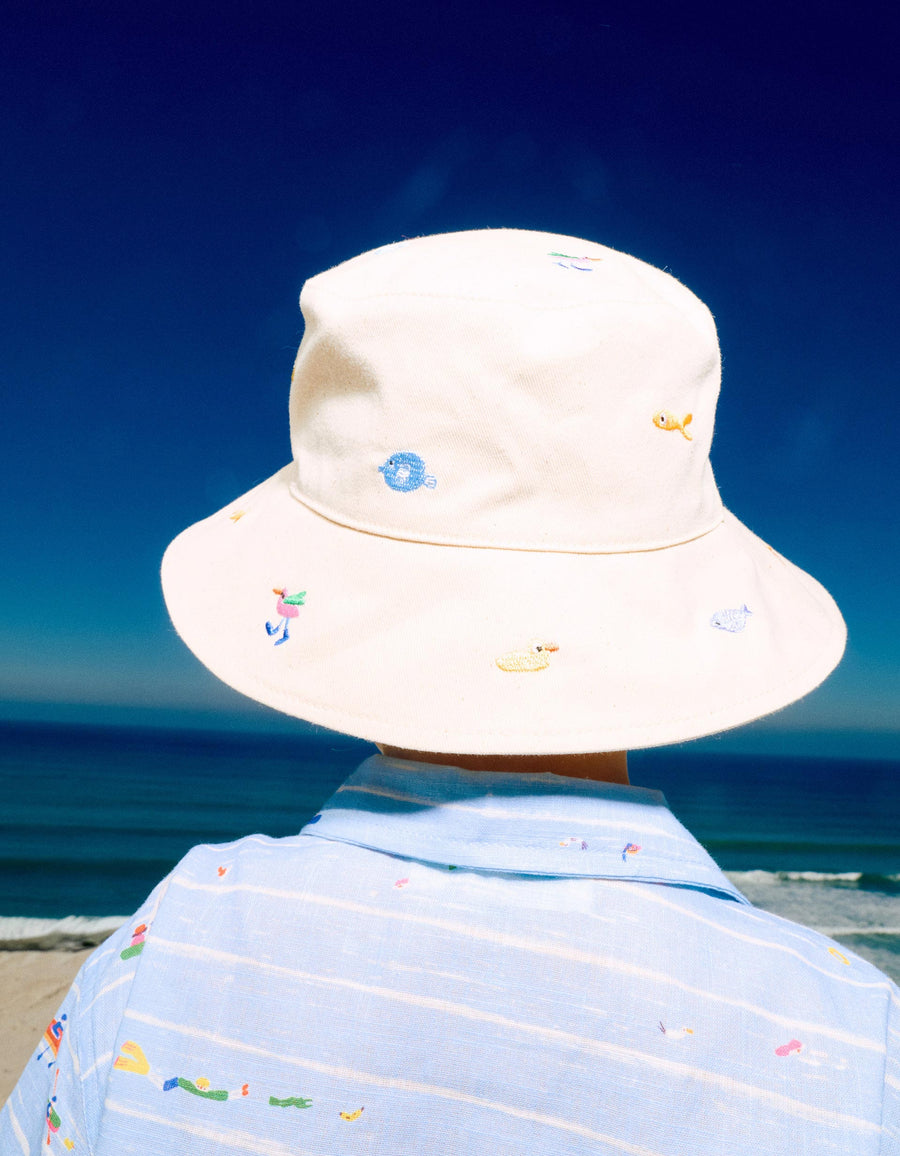 Panama hat Carolina Celas x Zippy for babies and children, light beige