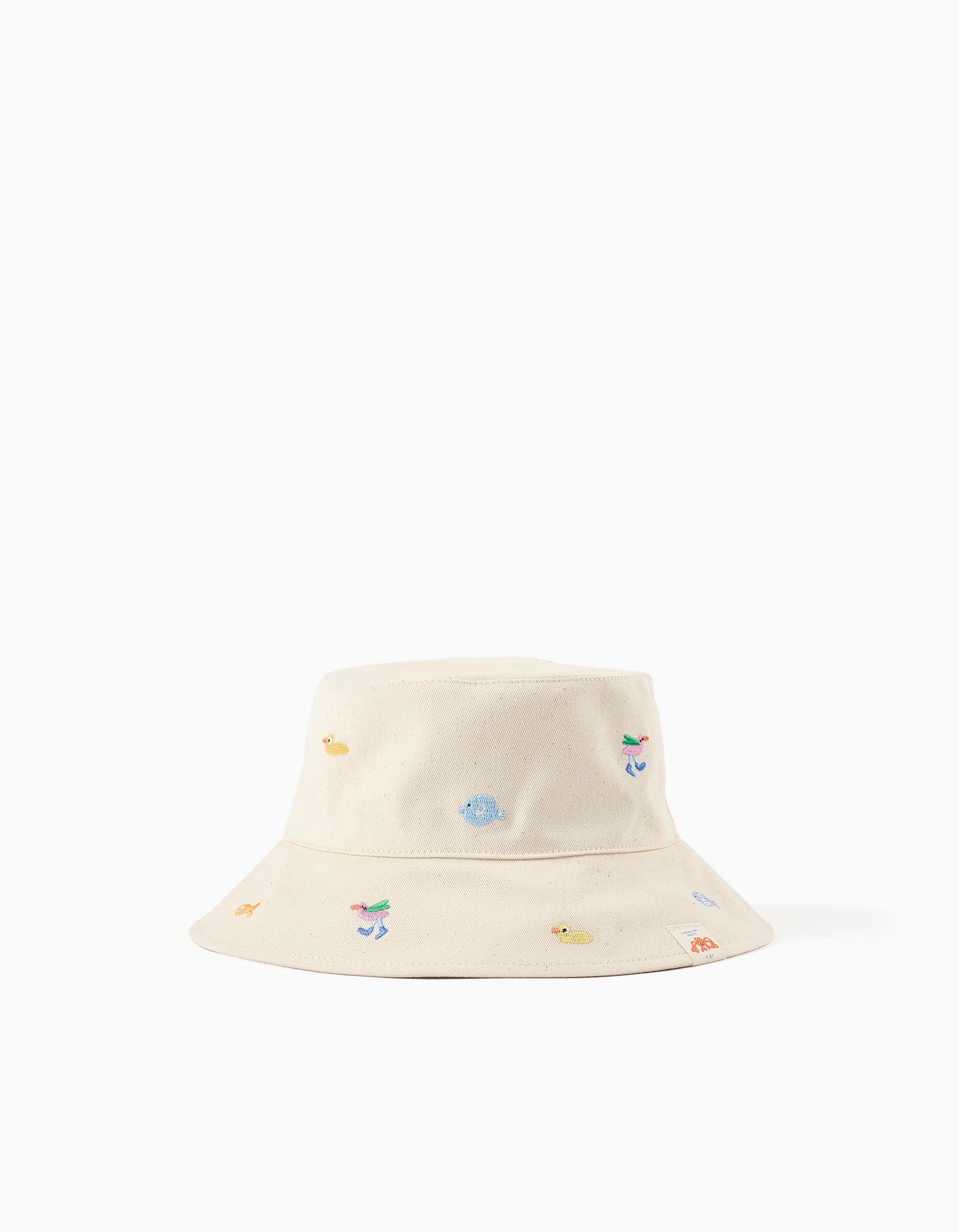 Panama hat Carolina Celas x Zippy for babies and children, light beige