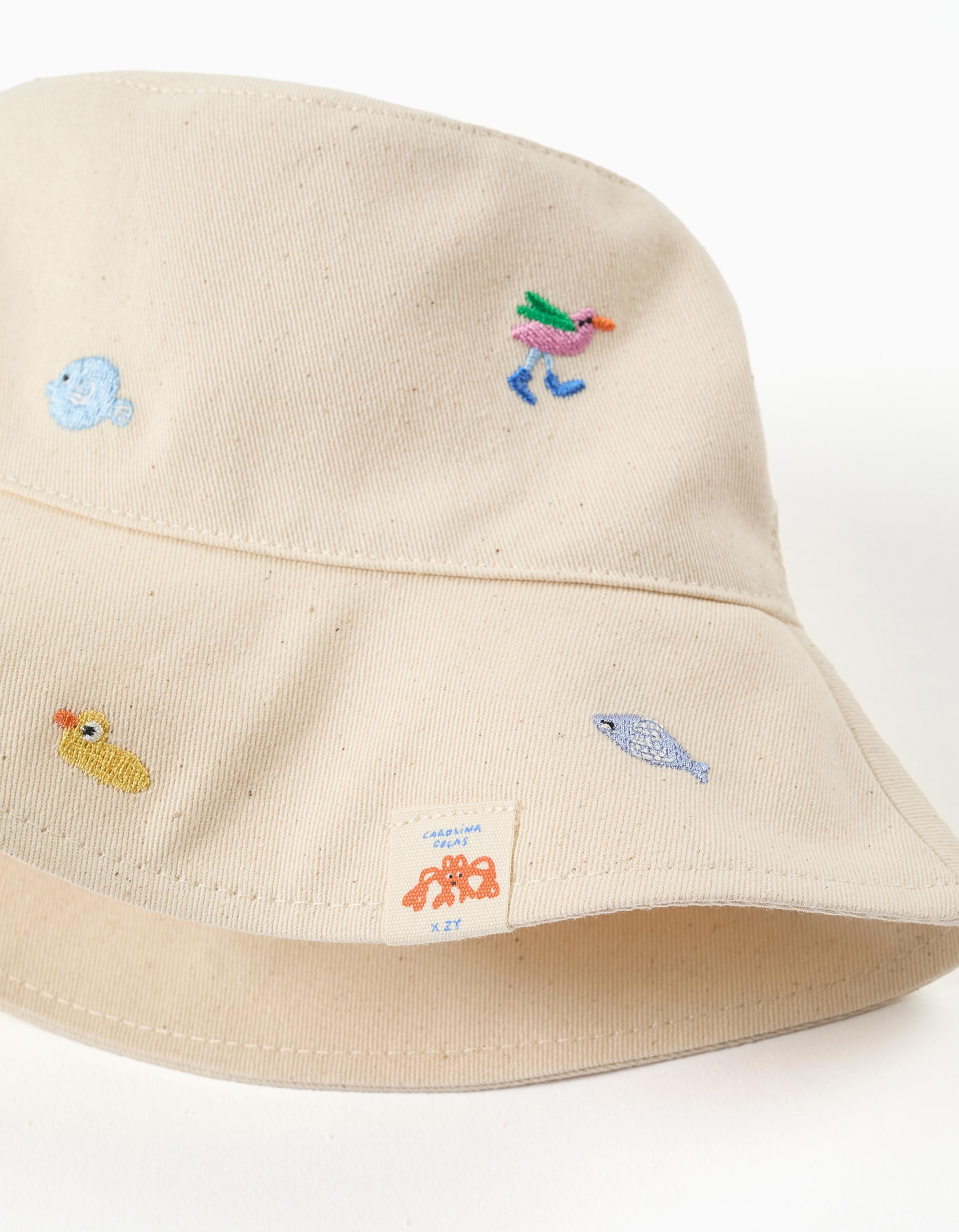 Panama hat Carolina Celas x Zippy for babies and children, light beige