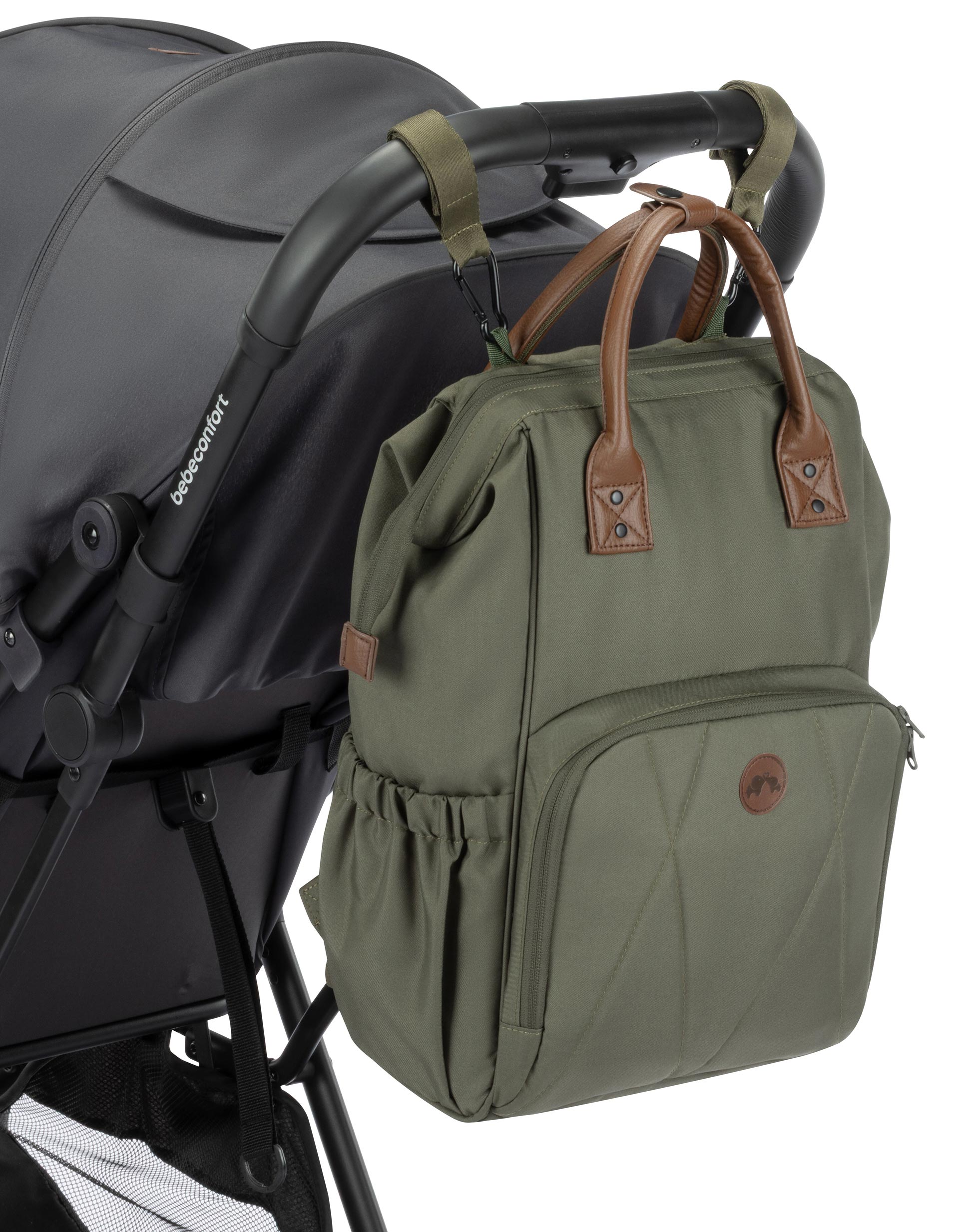 2-in-1 Changing Backpack Bebe Confort, Mineral Green