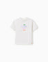 Camiseta con estampado Carolina Celas x Zippy para bebé niño, blanco