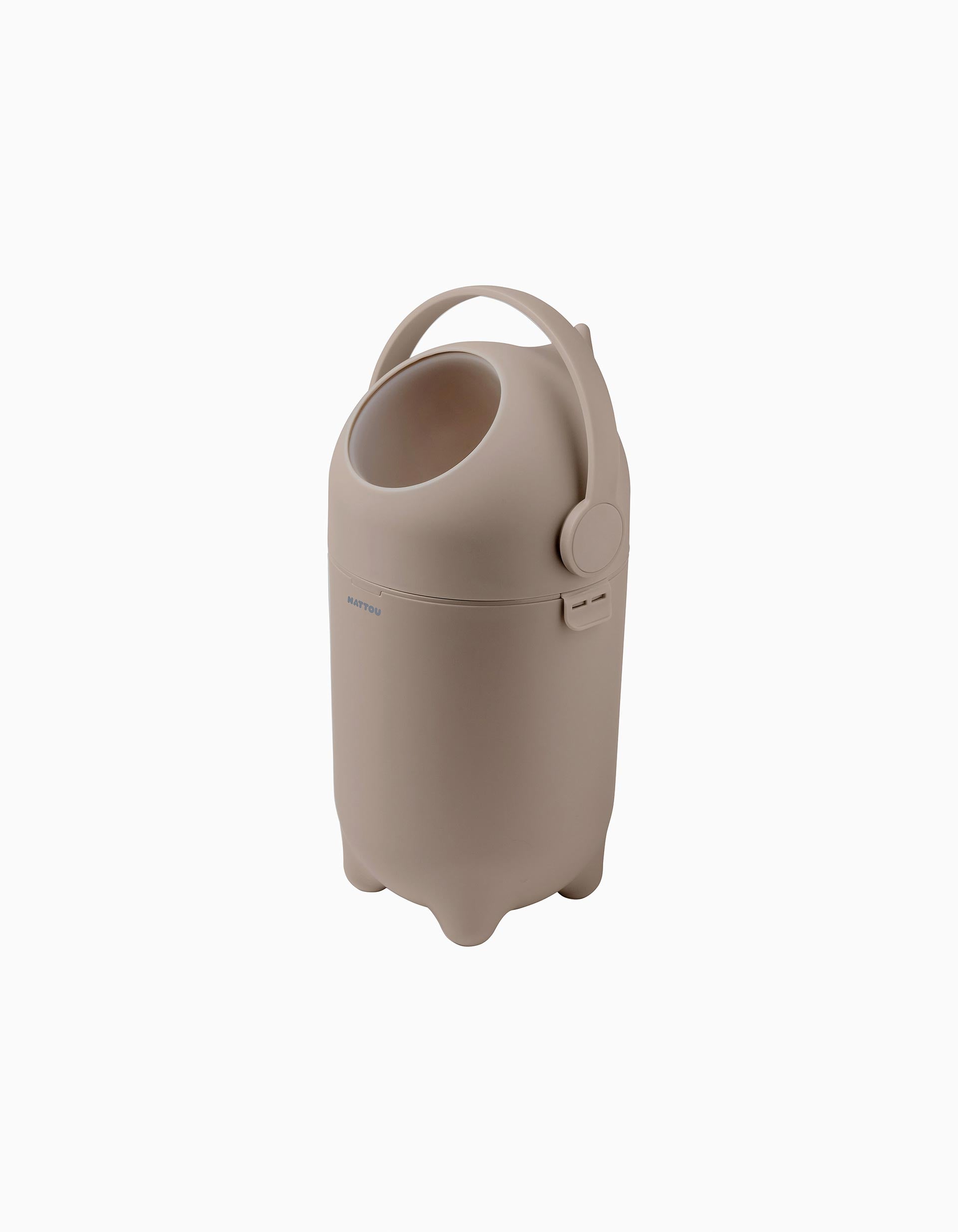 Nattou Dropy Nappy Container, Taupe