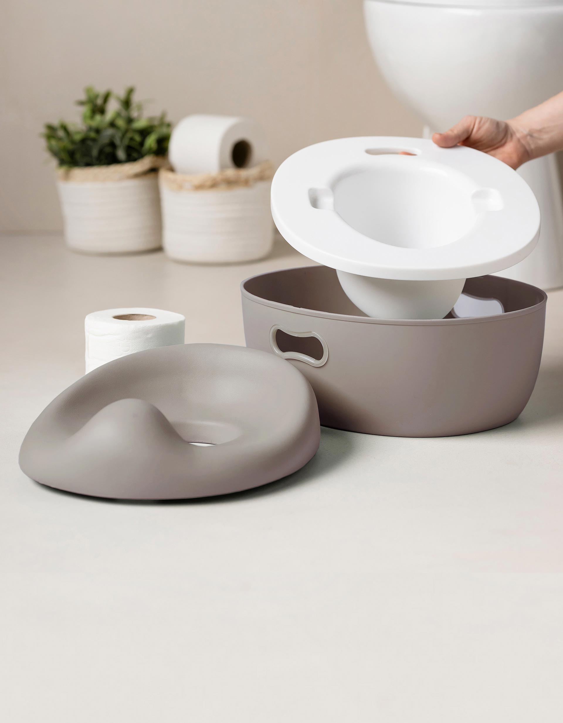 Potty Nattou 3 In 1, Taupe