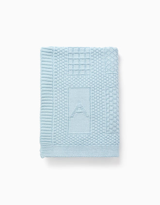 Cotton Blanket 75x100 cm Kinderland, Blue