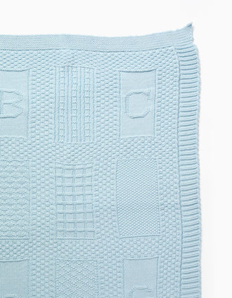 Cotton Blanket 75x100 cm Kinderland, Blue