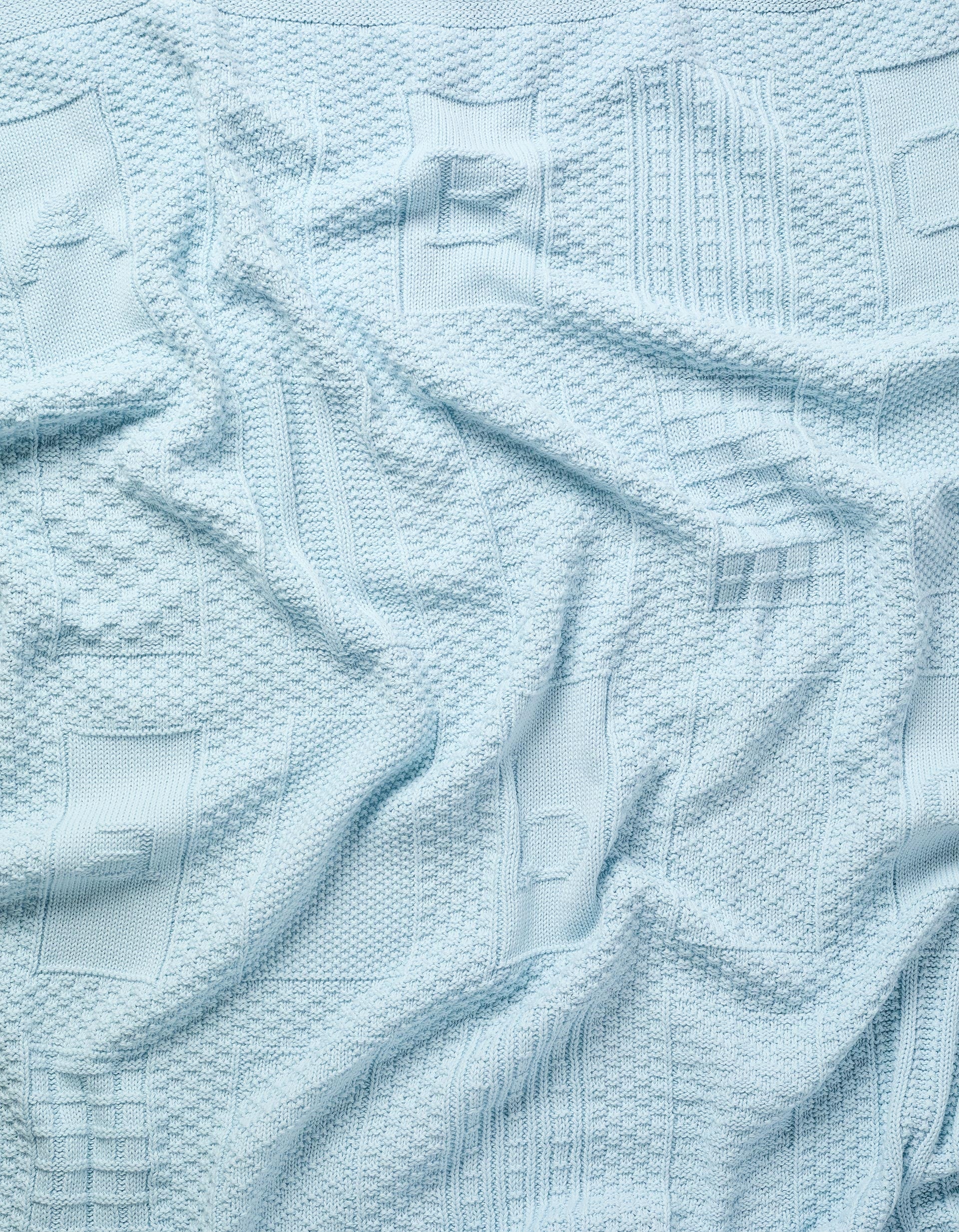 Cotton Blanket 75x100 cm Kinderland, Blue