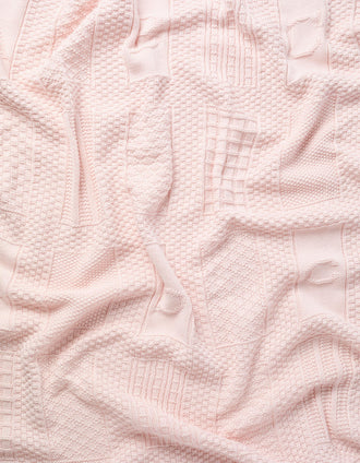 Cotton Blanket 75x100 cm Kinderland, Pink