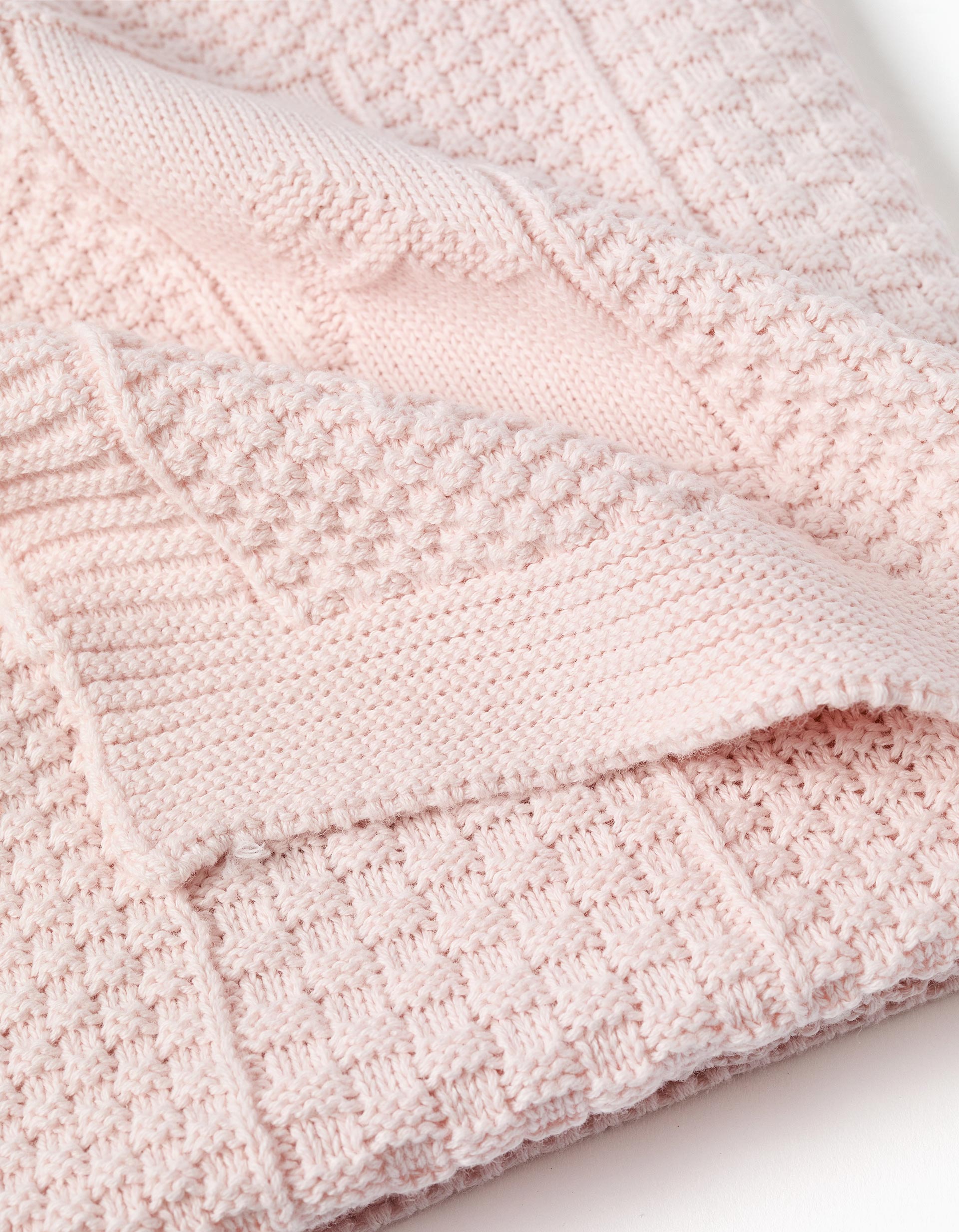 Manta de Algodão 75x100 cm Kinderland, Rosa