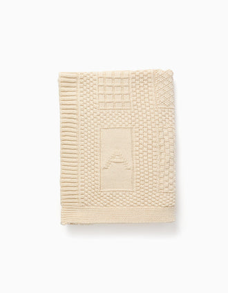 Couverture en Coton 75x100 cm Kinderland, Beige