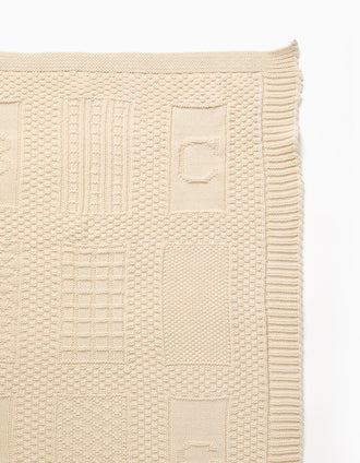 Couverture en Coton 75x100 cm Kinderland, Beige