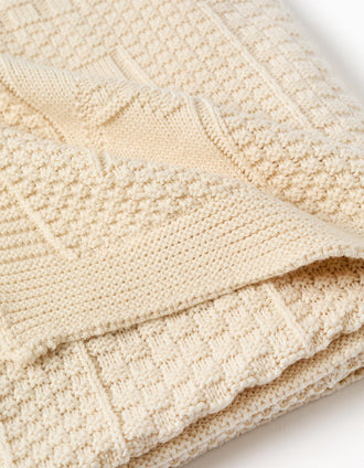 Couverture en Coton 75x100 cm Kinderland, Beige