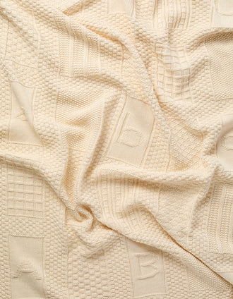 Couverture en Coton 75x100 cm Kinderland, Beige
