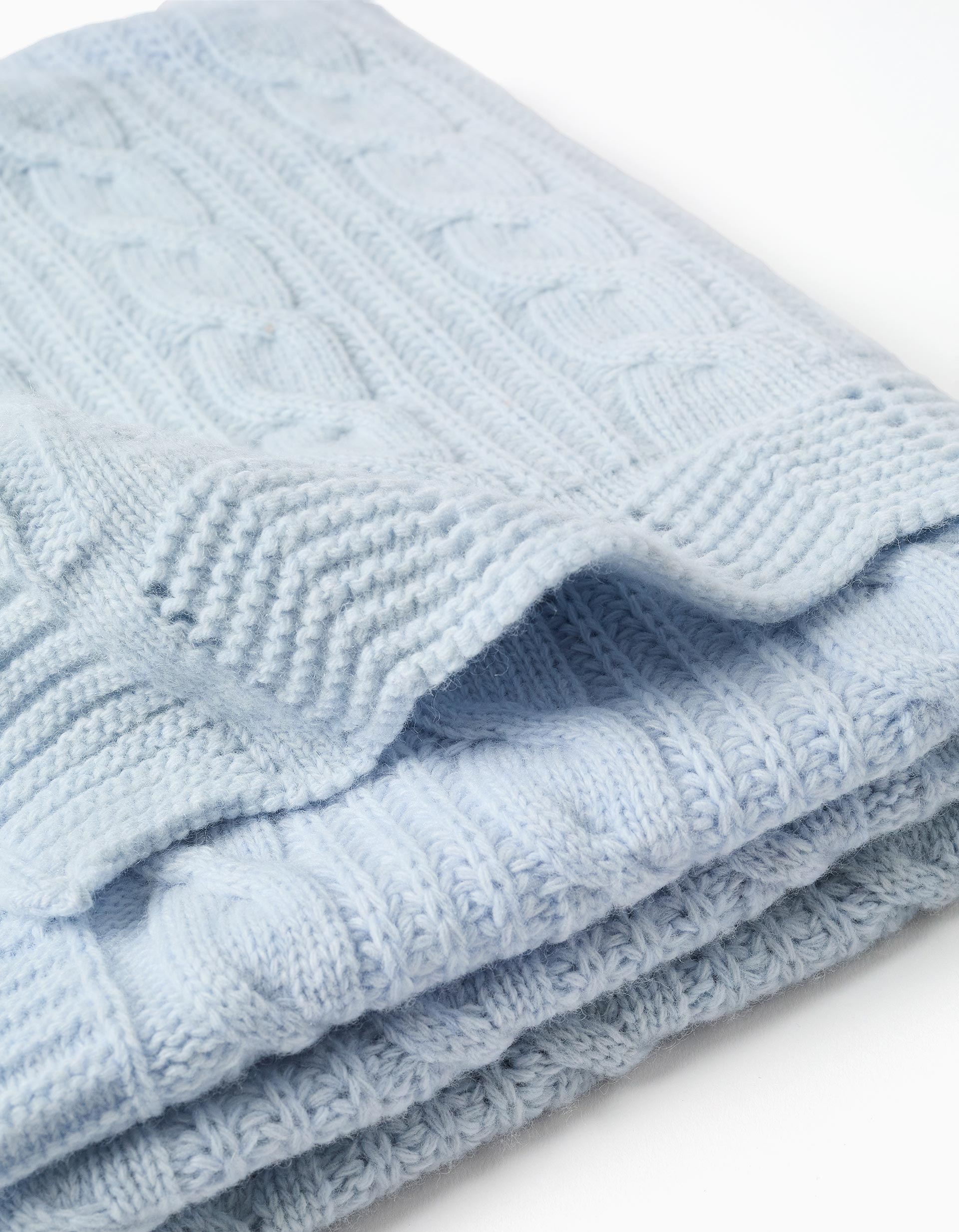 Wool Blanket 75x100 cm Kinderland, Blue