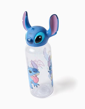 Bouteille d'eau avec Stitch en 3D 560 ml pour enfant