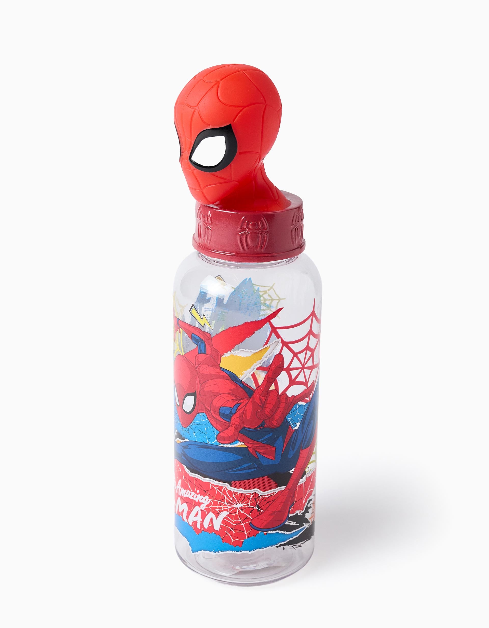 Water bottle with 3D Spider-Man 560ml for boys