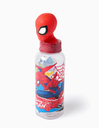 Bouteille d'eau avec Spider-Man en 3D 560 ml pour garçon