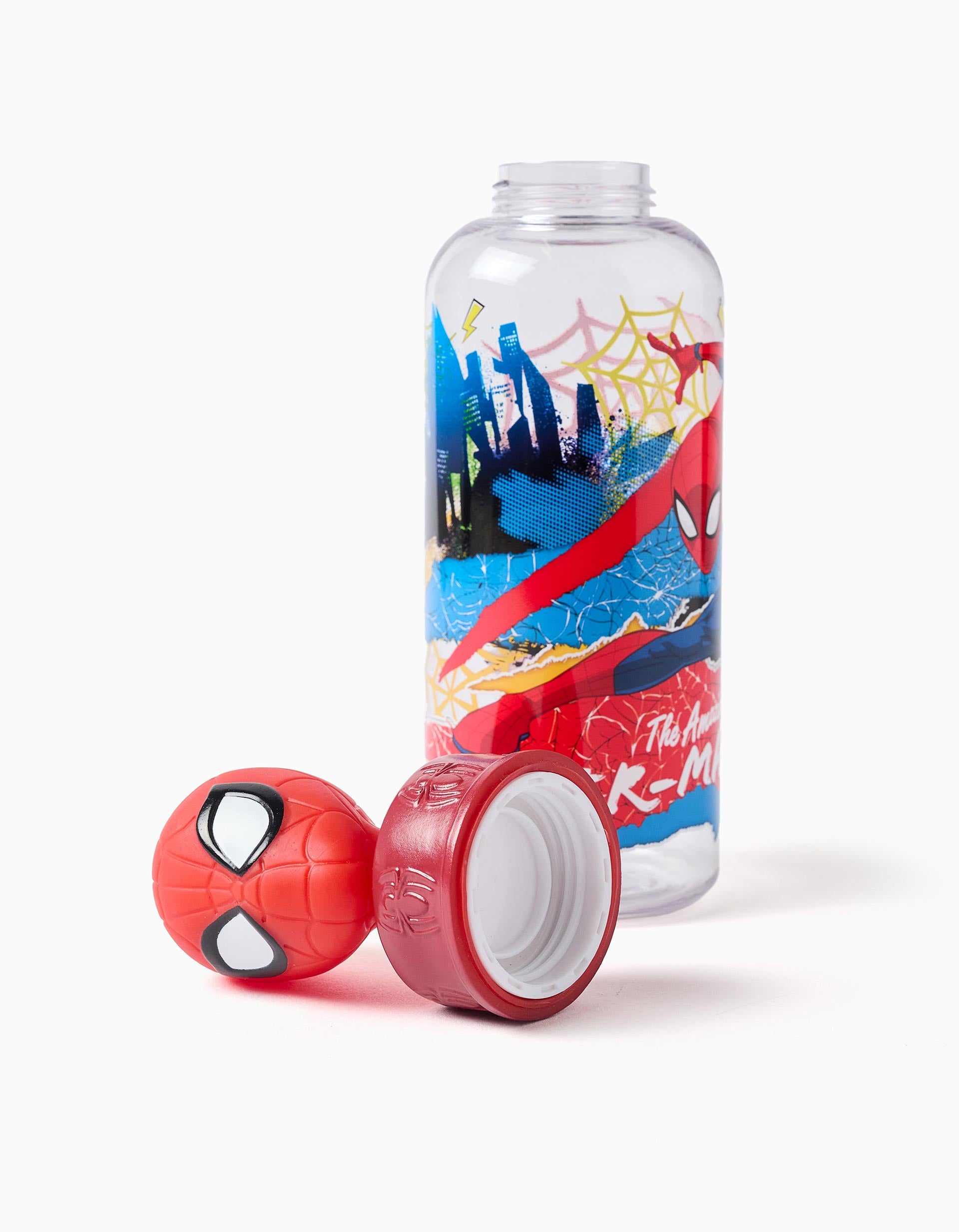Water bottle with 3D Spider-Man 560ml for boys