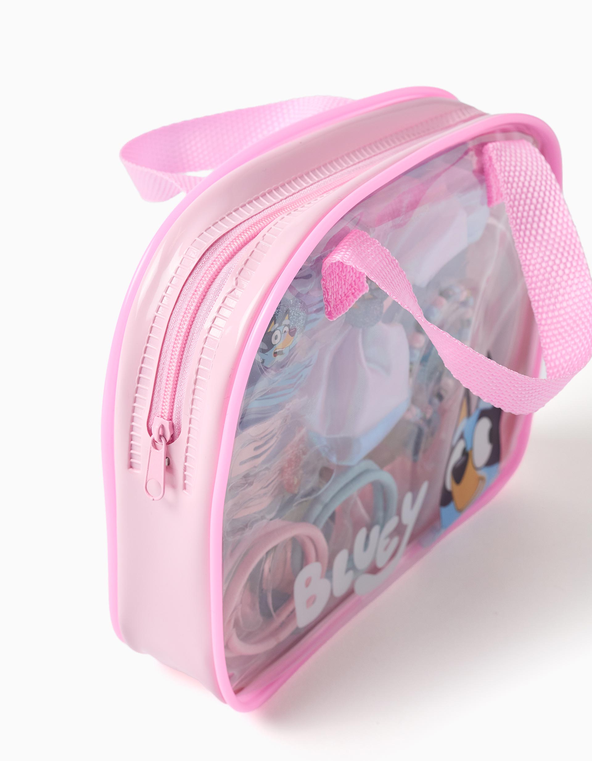 Set of 12 accessories of Bluey for girls, blue/pink