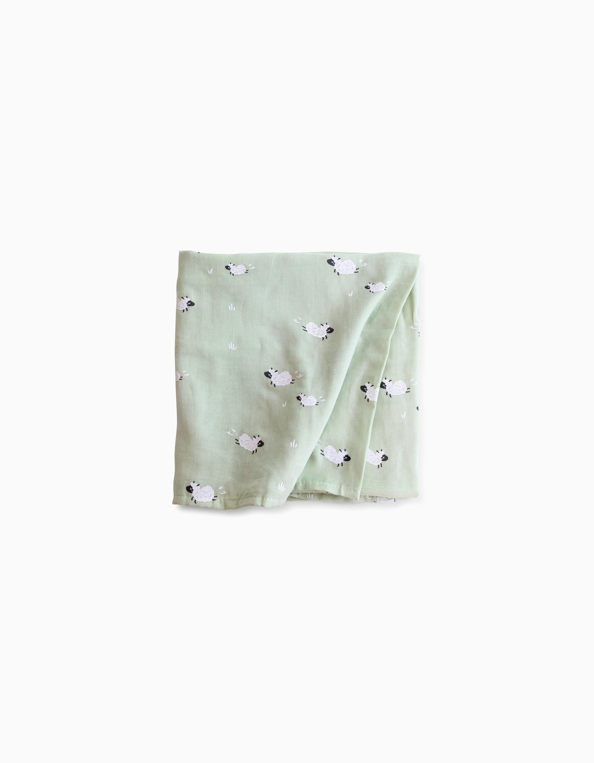 Muslin Swaddle Bonjour Bebe 120x120 Cm, Funny Farm