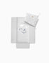 Duvet and Bumper Bonjour Bebe 60x120 Cm, Polaris Grey