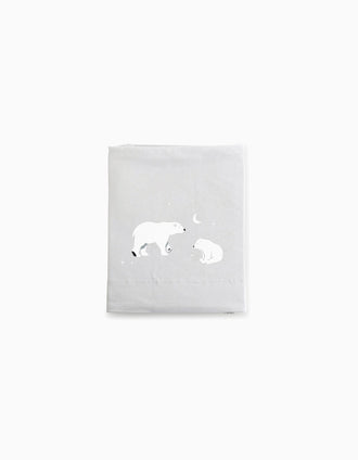 Cotton Bedding Set 3 Pcs Bonjour Bebe 60x120 Cm, Polaris Grey