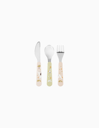 Learning Cutlery Set in Stainless Steel Bebe Confort 12M+