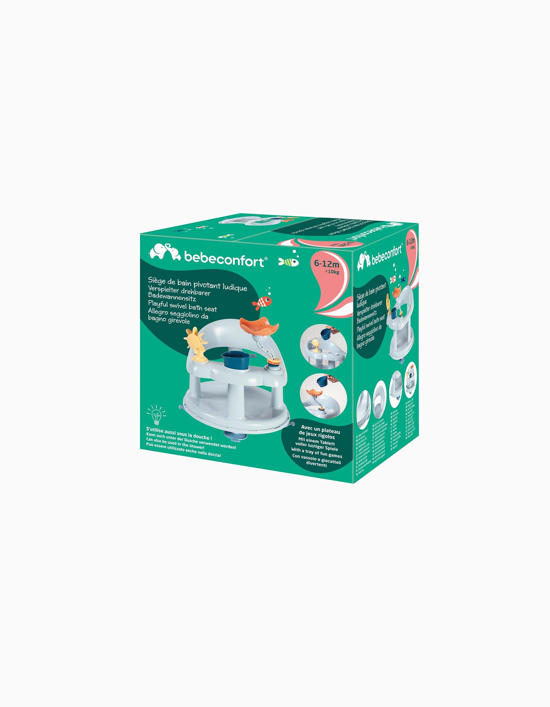 Asiento de Baño Giratorio Lúdico Bebe Confort 6M+, Azul