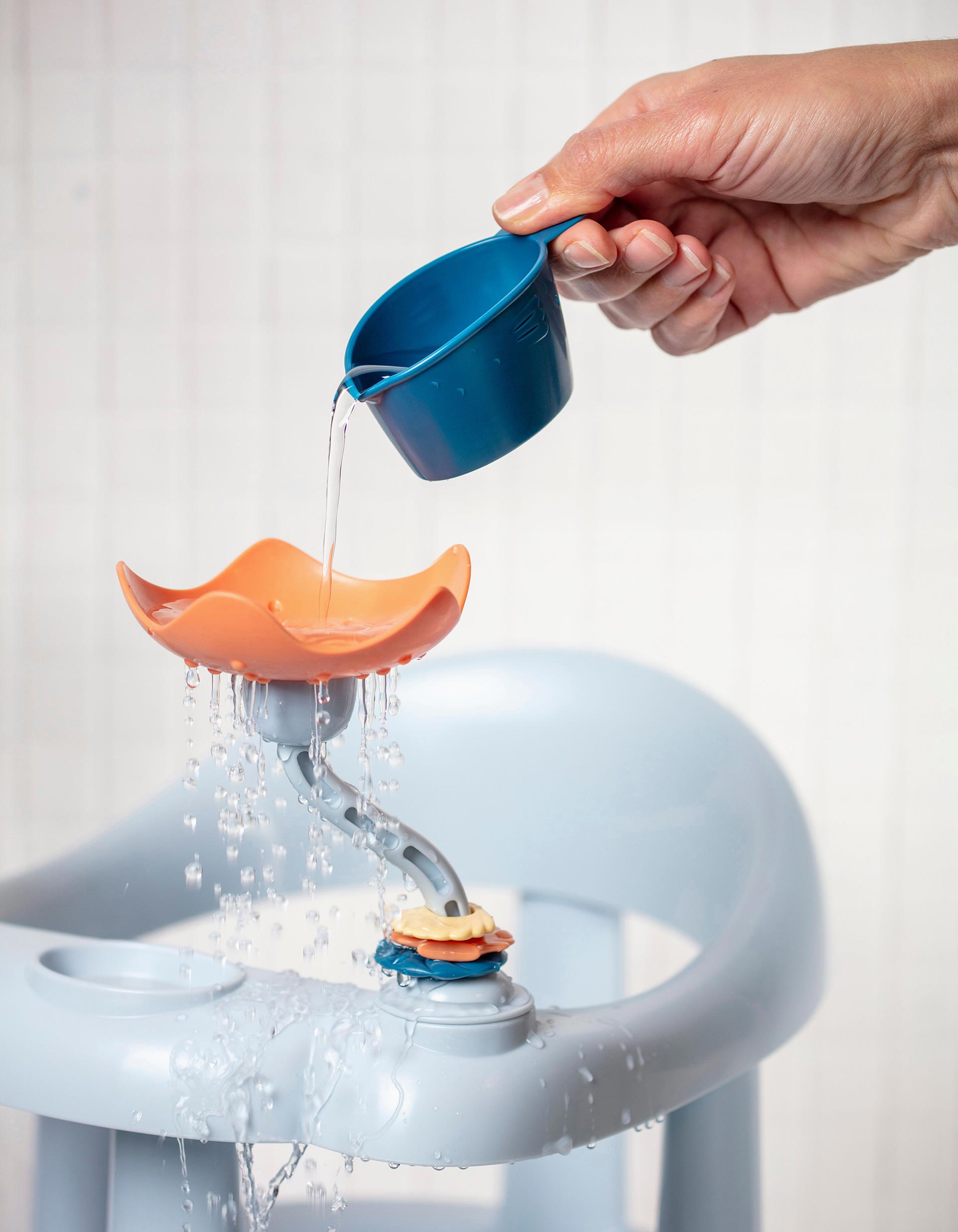 Asiento de Baño Giratorio Lúdico Bebe Confort 6M+, Azul