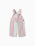 Striped cotton dungarees You&Me for baby boys, red/blue/yellow