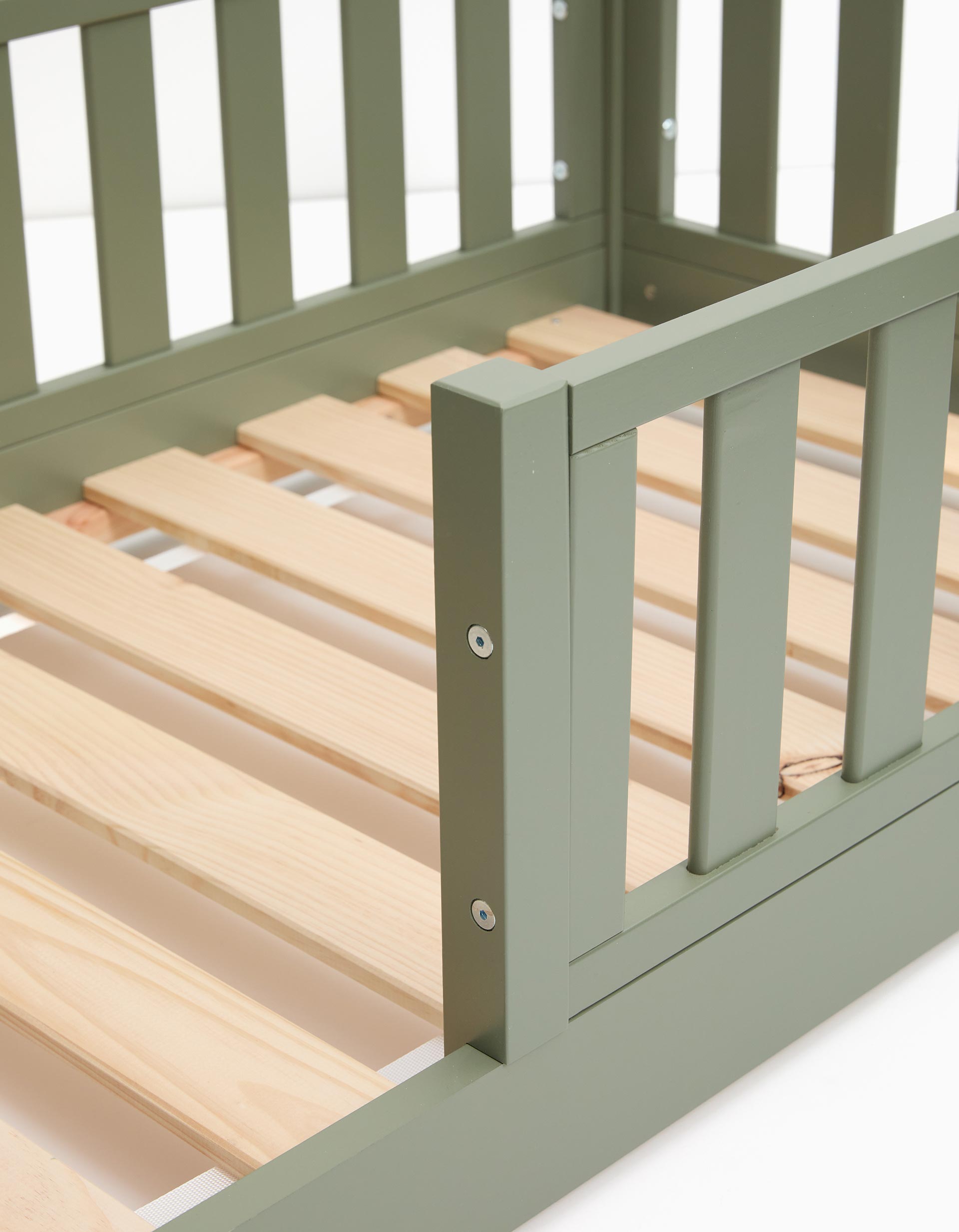 ZY Nest Bed for Babies 70X140Cm, Green