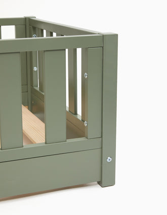 ZY Nest Bed for Children 70X140Cm, Green