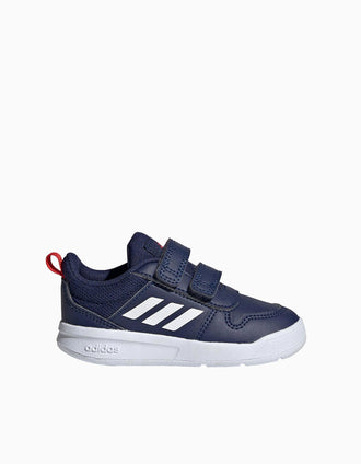 Baskets Adidas Tensaur pour bébé garçon, bleu foncé/blanc