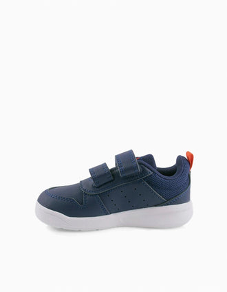 Baskets Adidas Tensaur pour bébé garçon, bleu foncé/blanc