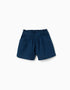 Cotton shorts with elastic waist You&Me for girls, dark blue