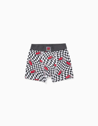 Pack de 4 boxers Faísca McQueen para menino, branco/cinza/vermelho