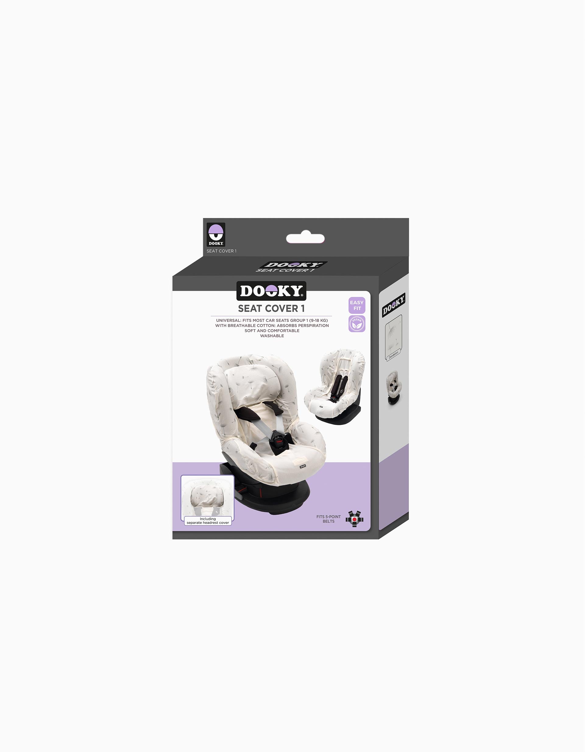 Dooky Seat Cover for Car Seats Group 1, Dandelion