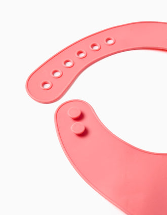 Babete de Silicone Minnie Disney, Rosa