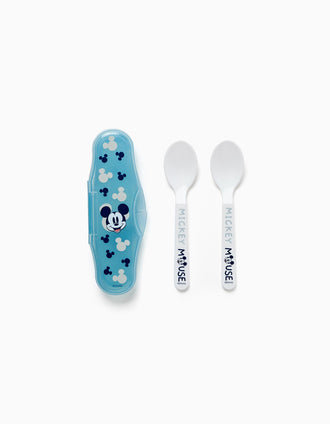Travel Set with 2 Spoons Mickey 10M+