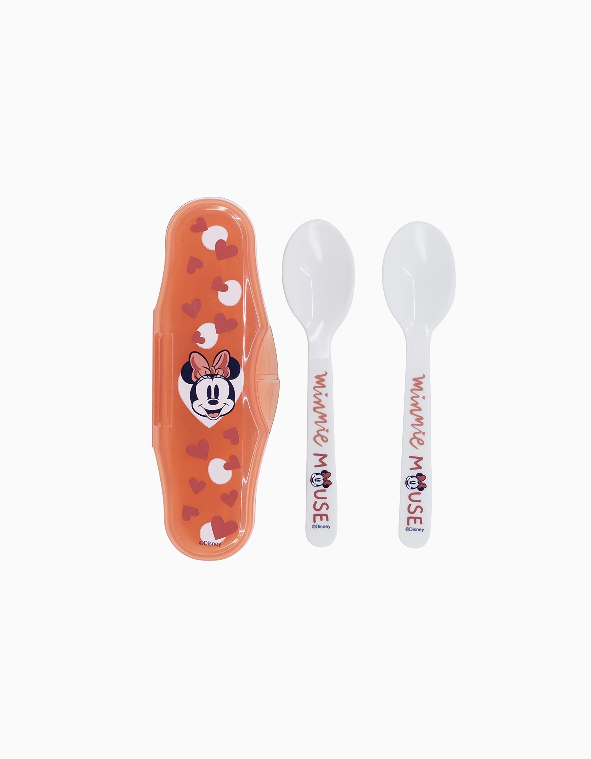 Conjunto de Viagem com 2 Colheres Minnie 10M+