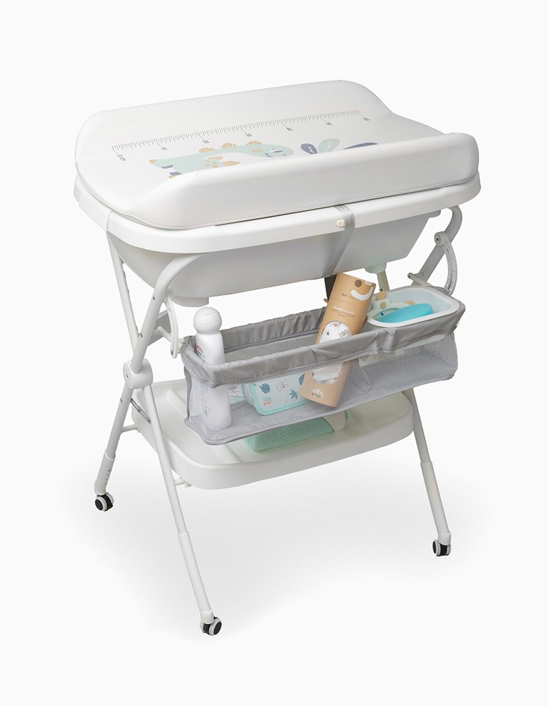 Bathtub and Changing Table Interbaby Dino, White