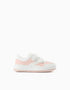 Trainers with touch-fasteners for girls, light pink/white