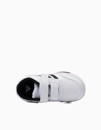 Baskets Adidas Tensaur pour bébé, blanc/noir