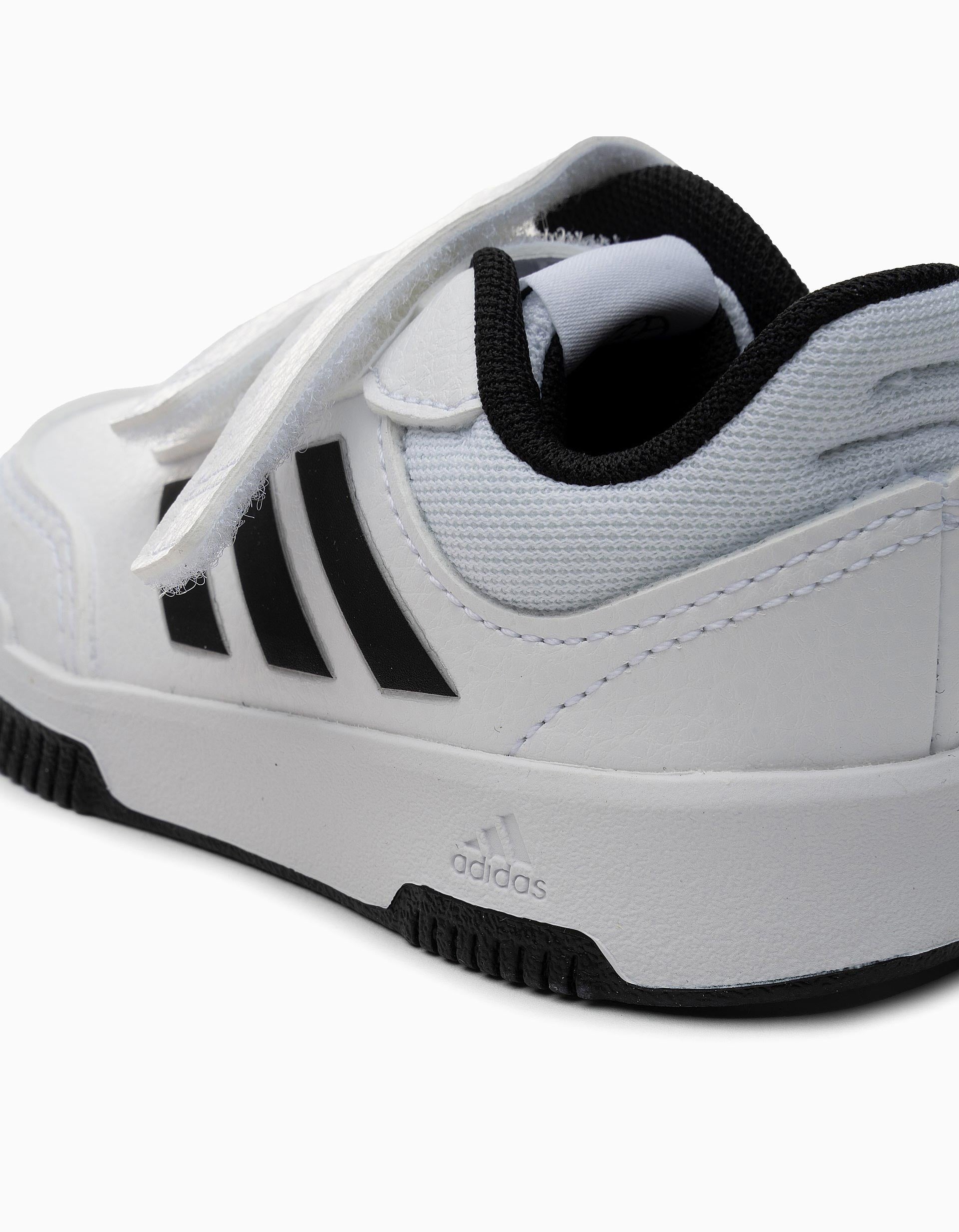 Sapatilhas Adidas Tensaur para bebé, branco/preto