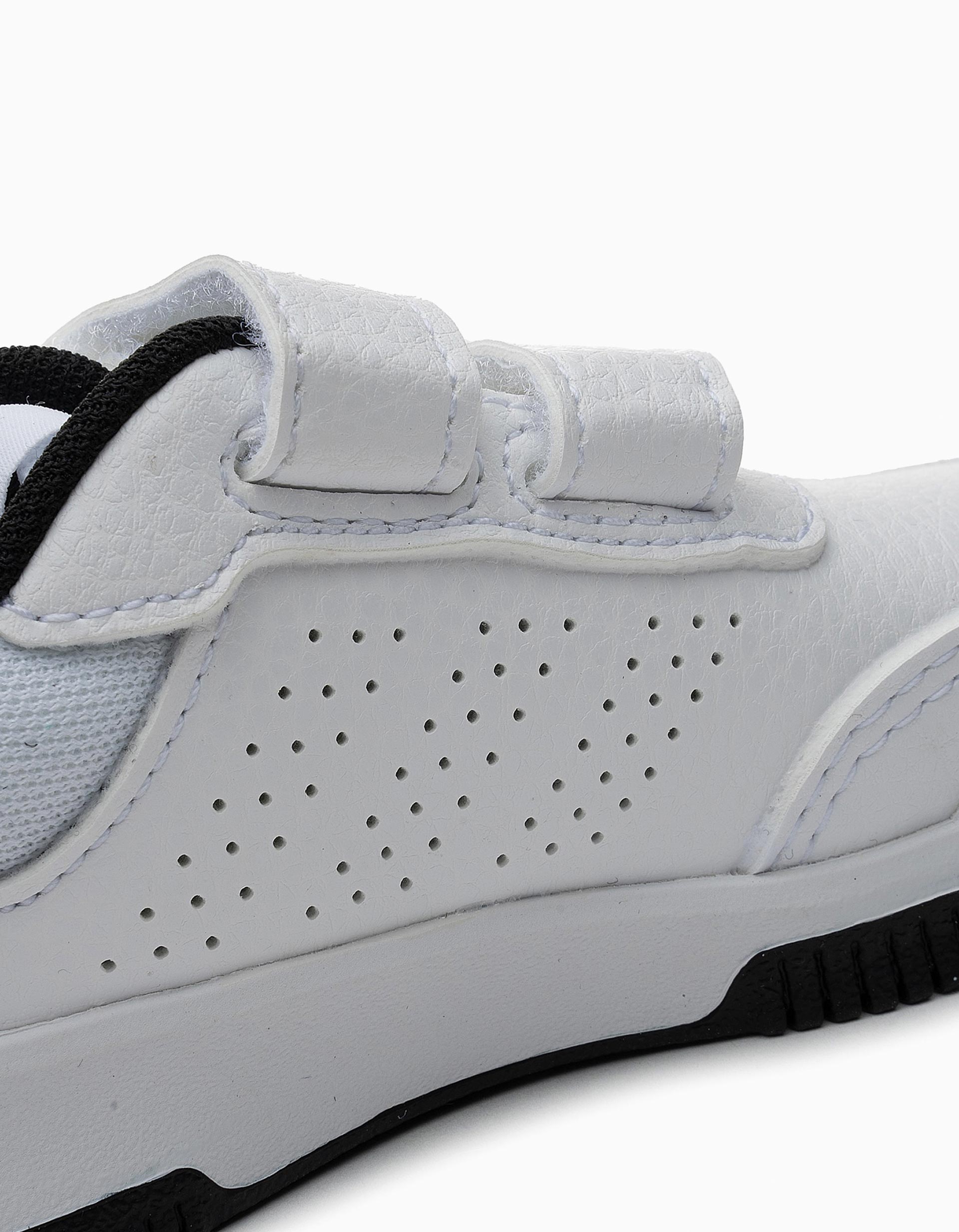 Sapatilhas Adidas Tensaur para bebé, branco/preto