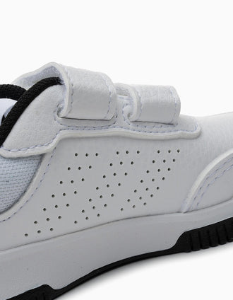 Baskets Adidas Tensaur pour bébé, blanc/noir