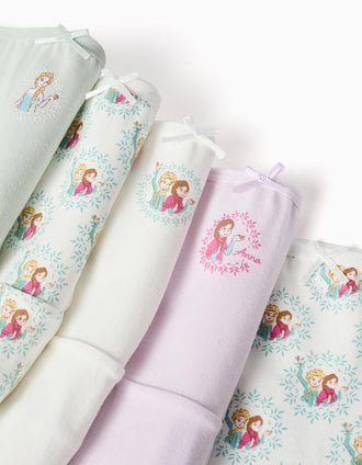 Lot de 5 culottes en coton avec imprimés Frozen pour fille, multicolore