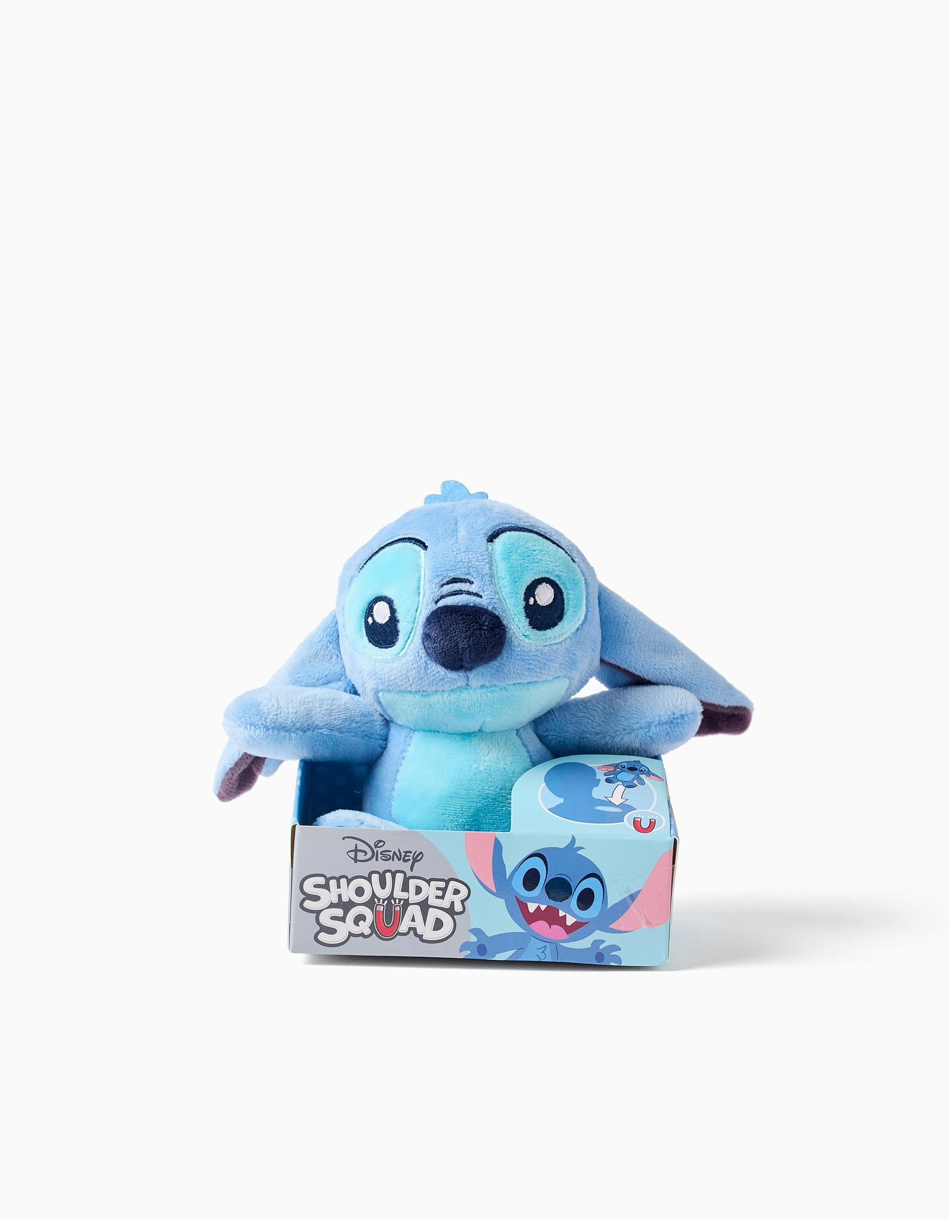 Peluche Stitch à porter à l'épaule 12 cm pour enfant