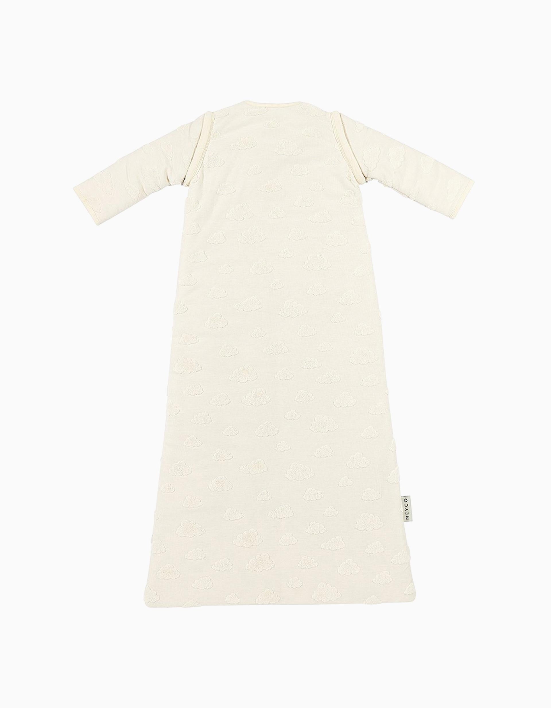 Saco de Dormir con Mangas Meyco TOG 3.0 90 cm, Clouds Naturel