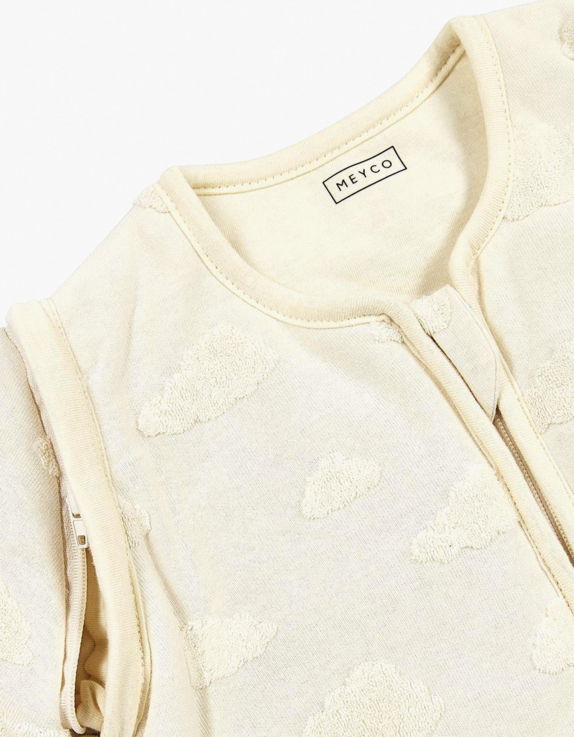 Saco de Dormir con Mangas Meyco TOG 3.0 90 cm, Clouds Naturel